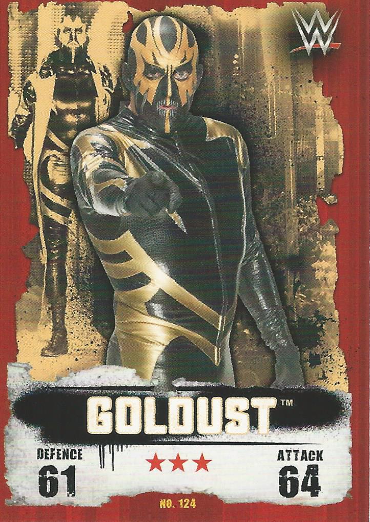 WWE Topps Slam Attax Takeover 2016 Trading Card Goldust No.124