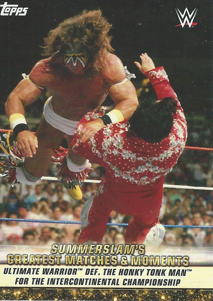 WWE Topps Summerslam 2019 Trading Card Ultimate Warrior GM-1