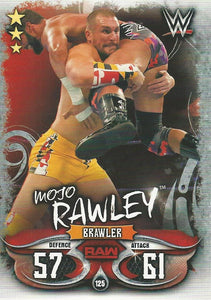 WWE Topps Slam Attax Live 2018 Trading Card Mojo Rawley No.125