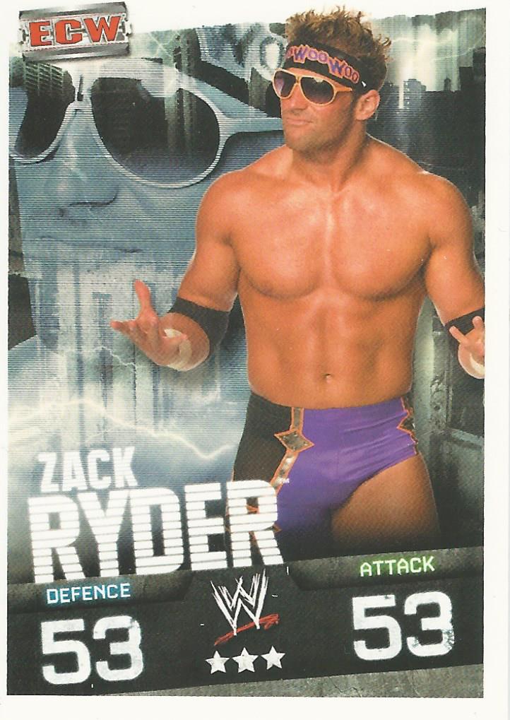 WWE Topps Slam Attax Evolution 2010 Trading Cards Zack Ryder No.125