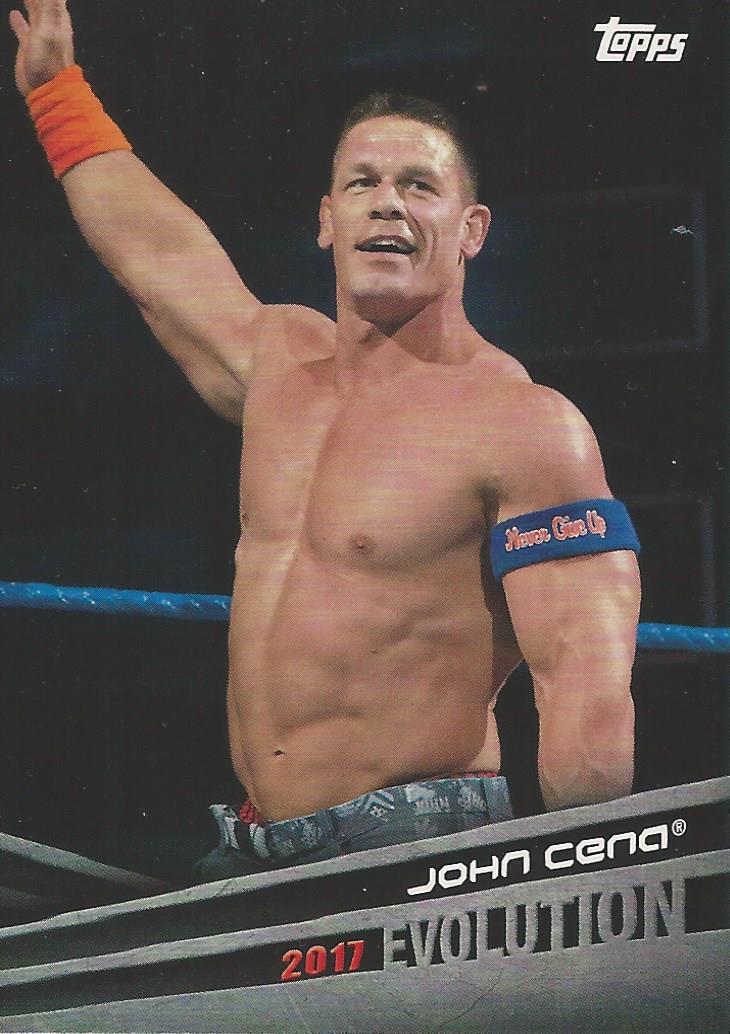 WWE Topps 2018 Trading Cards John Cena E25