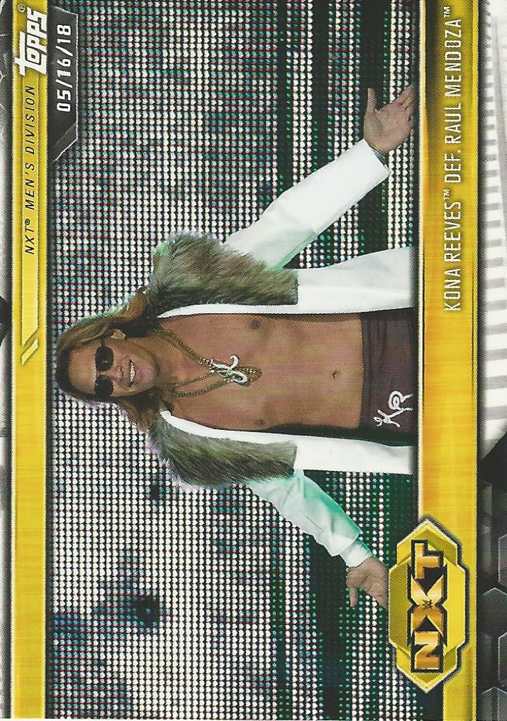 WWE Topps NXT 2019 Trading Cards Kona Reeves No.25