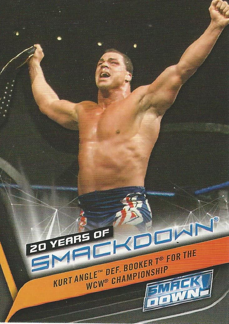 WWE Topps Smackdown 2019 Trading Cards Kurt Angle SD-5