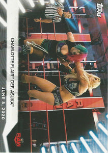 WWE Topps Women Division 2021 Trading Card Charlotte Flair No.25