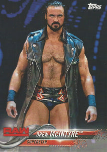 WWE Topps Then Now Forever 2018 Trading Cards Drew McIntyre No.125