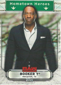 WWE Topps Raw 2019 Trading Card Booker T HH-9