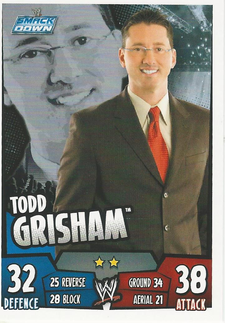 WWE Topps Slam Attax Rumble 2011 Trading Card Todd Grisham No.125