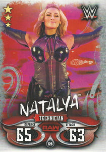 WWE Topps Slam Attax Live 2018 Trading Card Natalya No.126