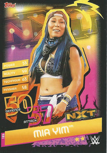 WWE Topps Slam Attax Reloaded 2020 Trading Card Mia Yim No.126 NXT