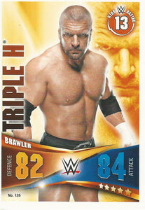 WWE Topps Slam Attax Rivals 2014 Trading Card Triple H HHH No.126