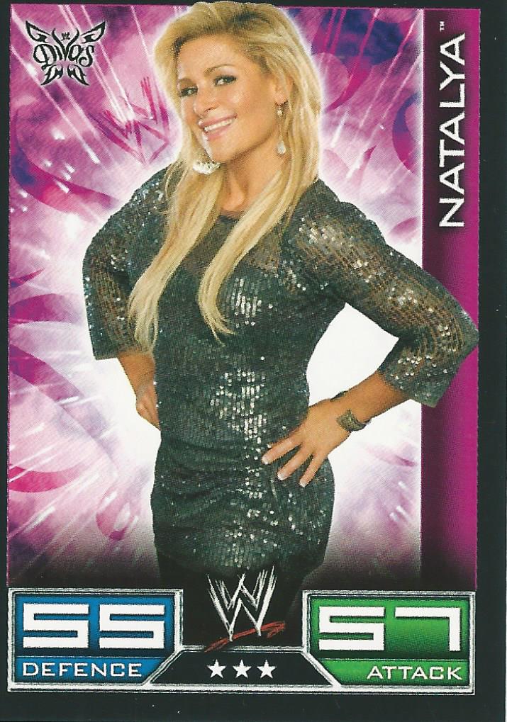 WWE Topps Slam Attax 2008 Trading Cards Natalya No.126