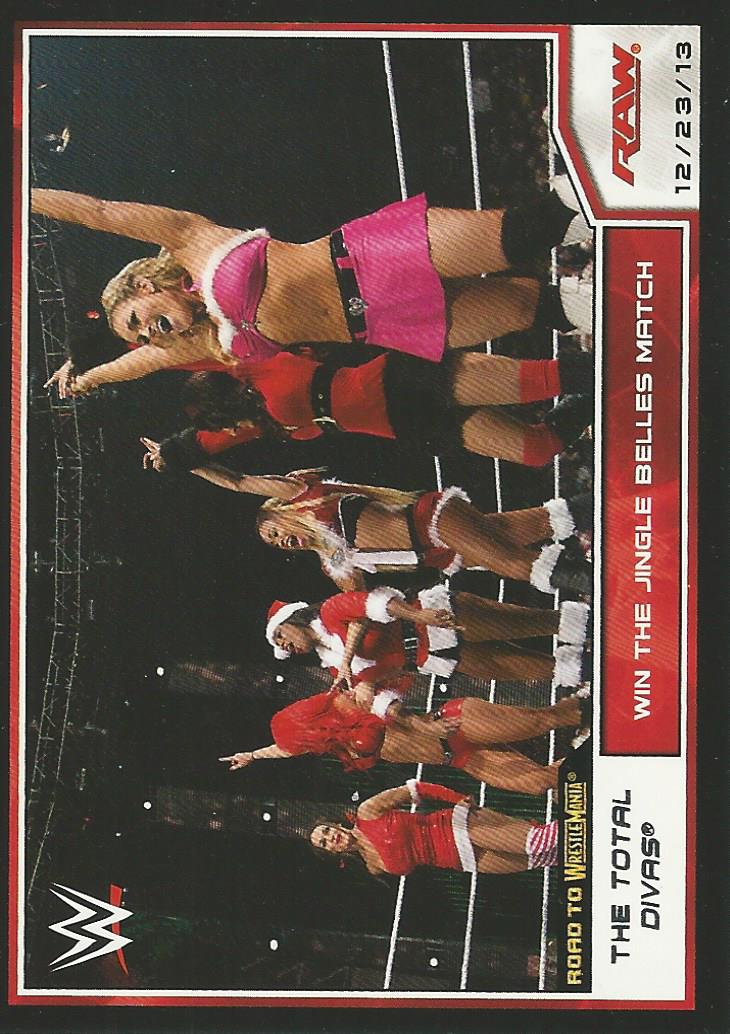 WWE Topps Road to Wrestlemania 2014 Trading Card Total Divas No.66