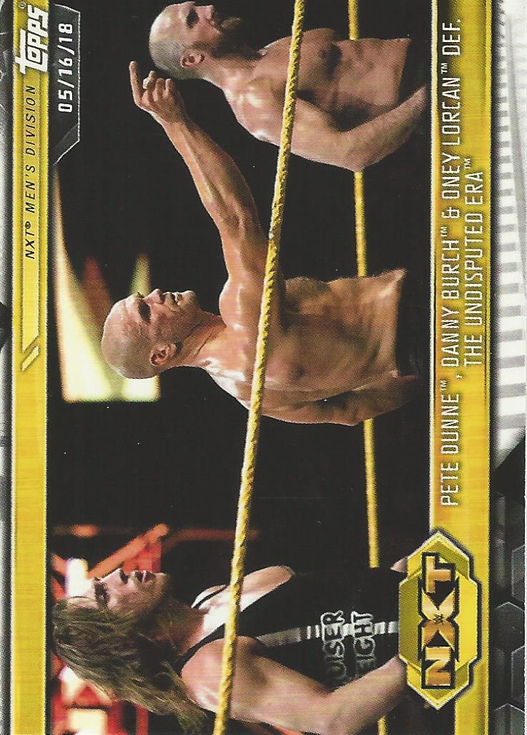 WWE Topps NXT 2019 Trading Cards Dunne Lorcan and Burch No.26