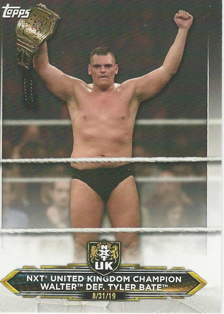 WWE Topps NXT 2020 Trading Cards Walter No.26