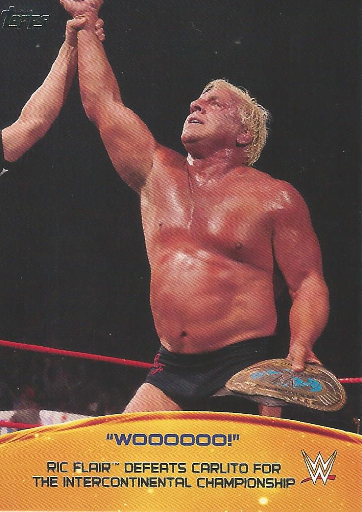 WWE Topps 2015 Trading Card Ric Flair 6 of 10