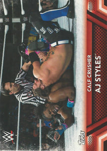 WWE Topps Then Now Forever 2017 Trading Card AJ Styles No.F26