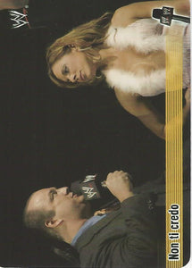WWE Smackdown 2004 Tesla Trading Cards Paul Heyman and Dawn Marie No.126