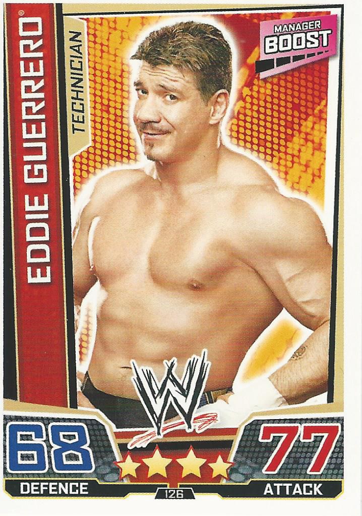 WWE Slam Attax Superstars 2013 Trading Card Eddie Guerrero No.126