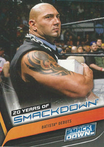 WWE Topps Smackdown 2019 Trading Cards Batista SD-6