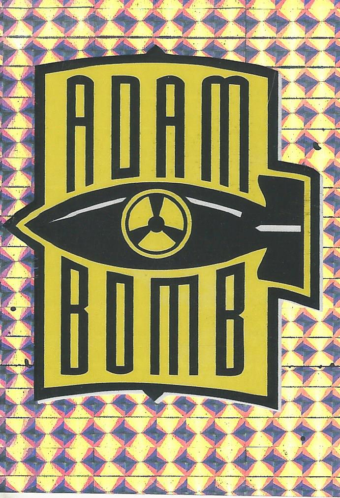 WWF Panini 1995 Sticker Collection Adam Bomb Foil No.126