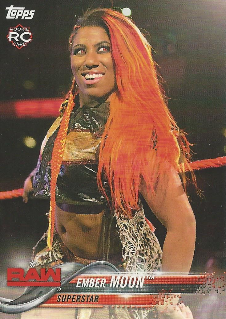 WWE Topps Then Now Forever 2018 Trading Cards Ember Moon No.127