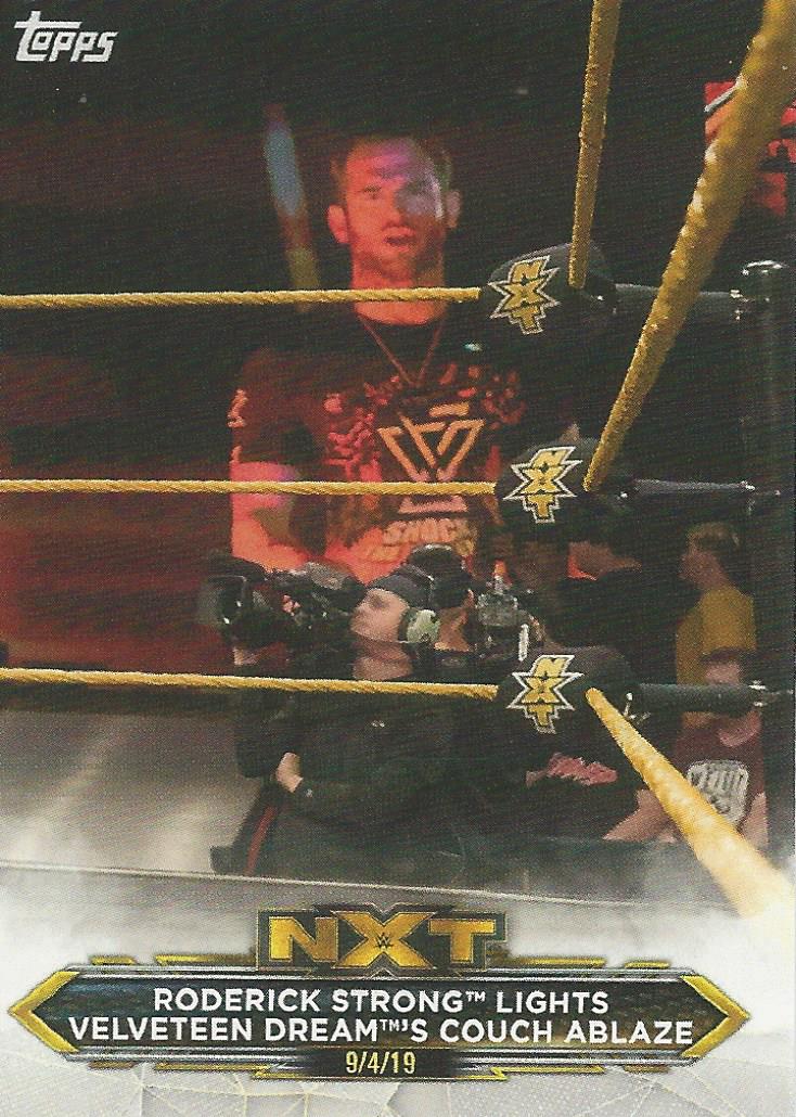 WWE Topps NXT 2020 Trading Cards Roderick Strong No.27