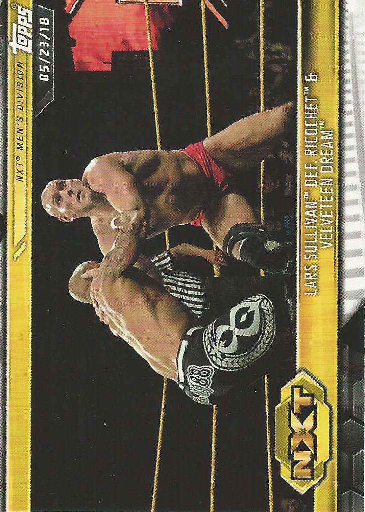 WWE Topps NXT 2019 Trading Cards Lars Sullivan No.27