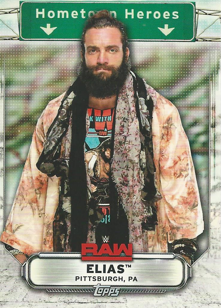 WWE Topps Raw 2019 Trading Card Elias HH-15