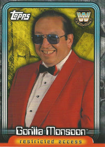 WWE Topps Insider 2006 Trading Card Gorilla Monsoon L22