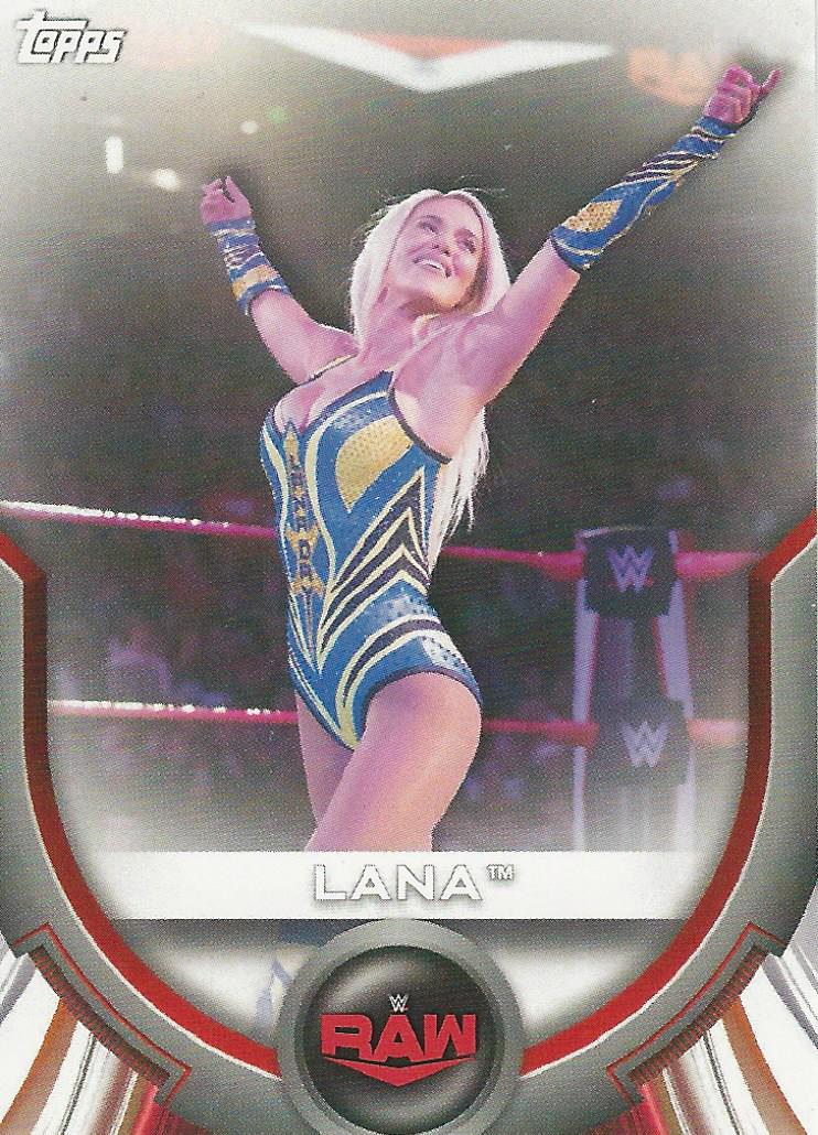 WWE Topps Women Division 2020 Trading Cards Lana RC-27