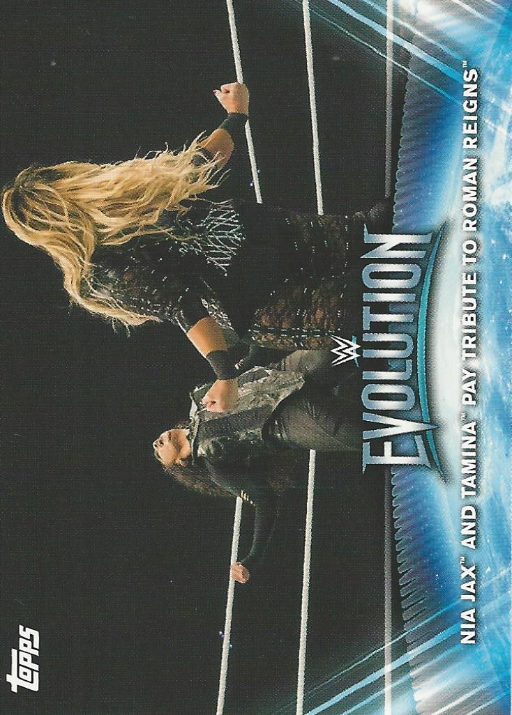 WWE Topps Women Division 2019 Trading Card Tamina and Nia Jax WE3