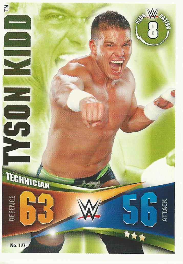 WWE Topps Slam Attax Rivals 2014 Trading Card Tyson Kidd No.127