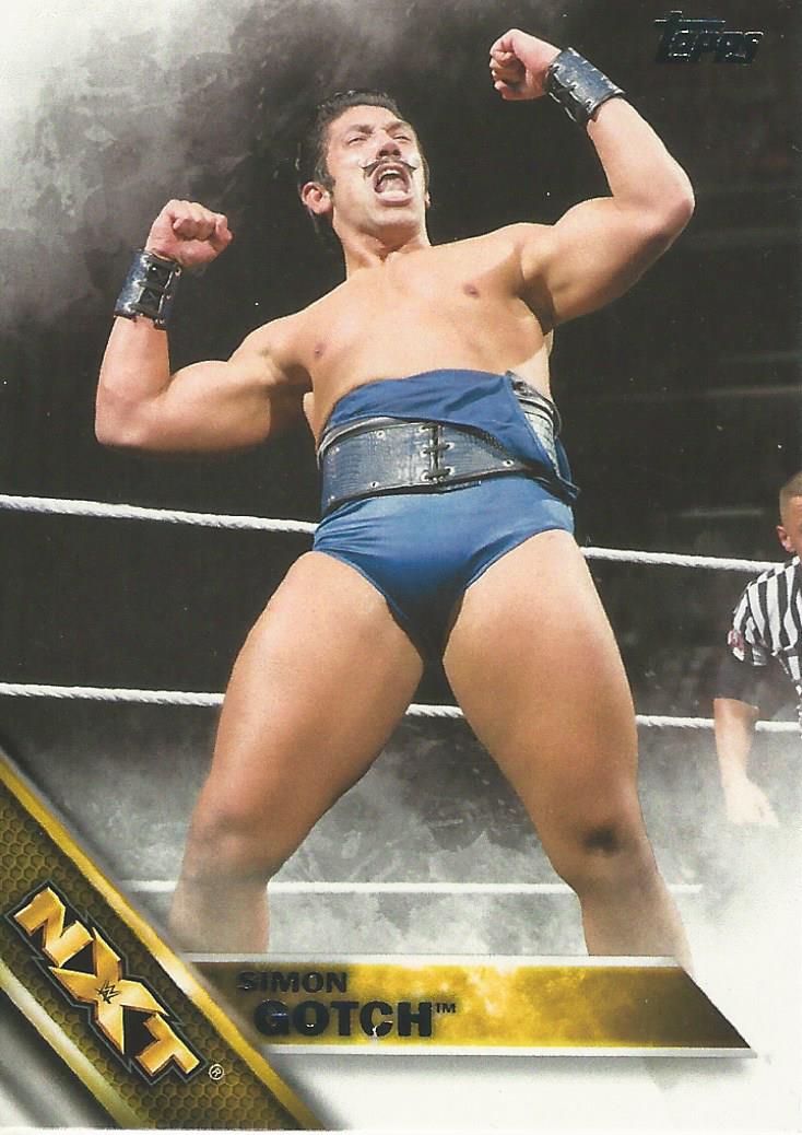 WWE Topps 2016 Trading Cards Simon Gotch No.27