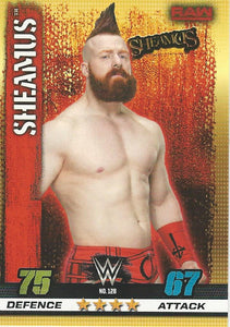 WWE Topps Slam Attax 10th Edition Trading Card 2017 Sheamus No.128