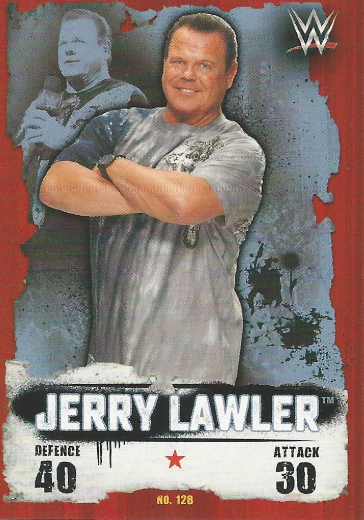 WWE Topps Slam Attax Takeover 2016 Trading Card Jerry Lawler No.128