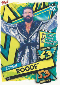 WWE Topps Slam Attax 2021 Trading Card Robert Roode No.128