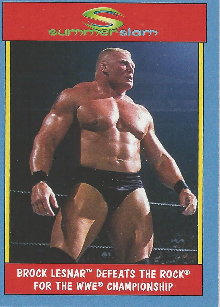 WWE Topps Heritage 2017 Trading Card Brock Lesnar No.28