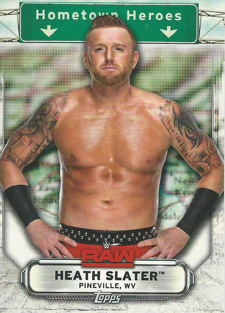 WWE Topps Raw 2019 Trading Card Heath Slater HH-18