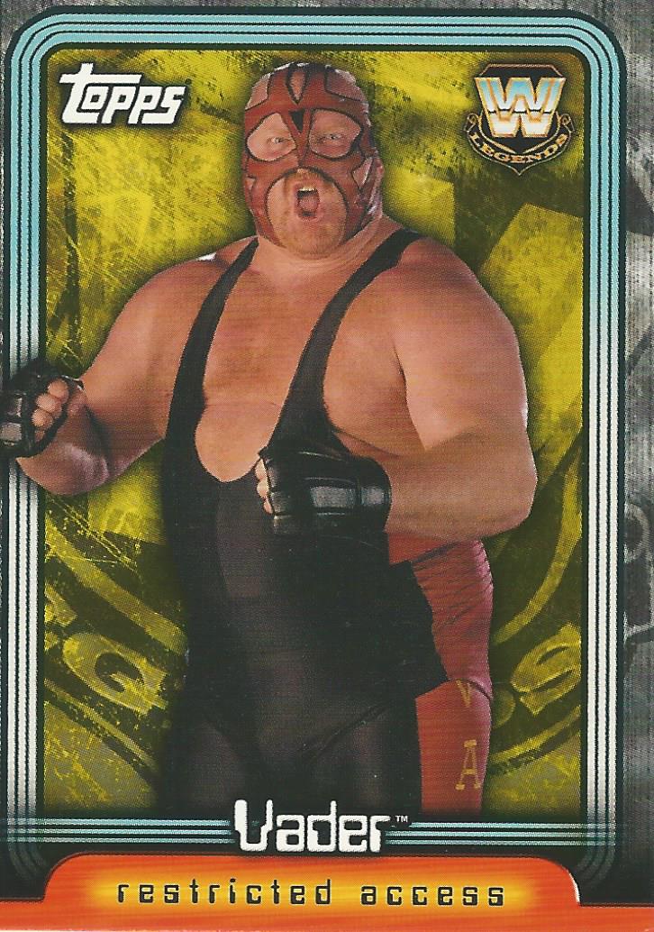 WWE Topps Insider 2006 Trading Card Vader L21