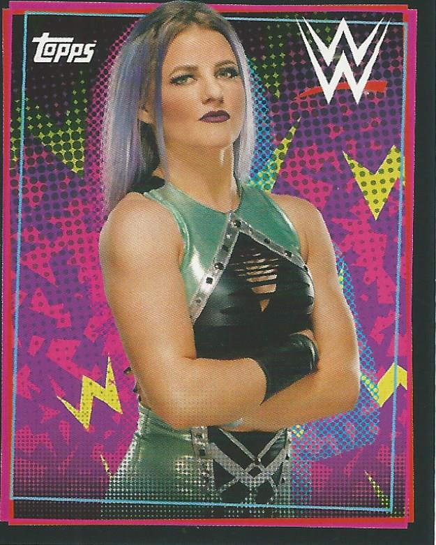 WWE Topps Road to Wrestlemania Stickers 2021 Candice LaRae No.128