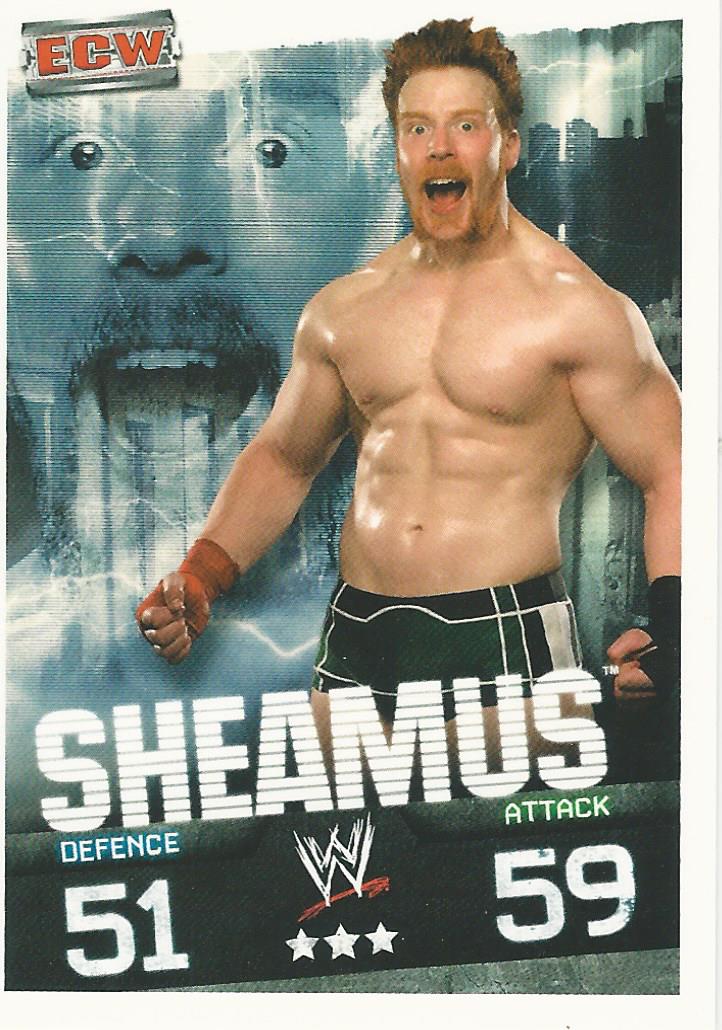 WWE Topps Slam Attax Evolution 2010 Trading Cards Sheamus No.129