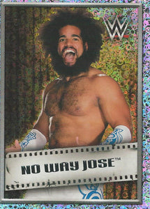 WWE Topps 2018 Stickers No Way Jose Foil No.129