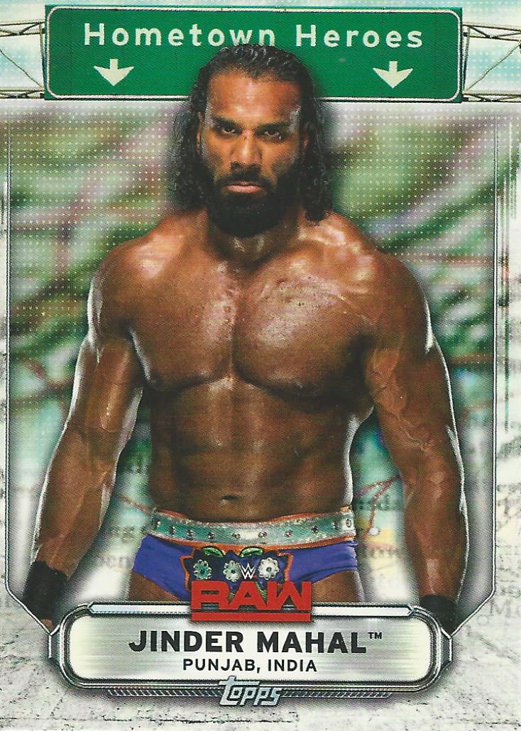 WWE Topps Raw 2019 Trading Card Jinder Mahal HH-20