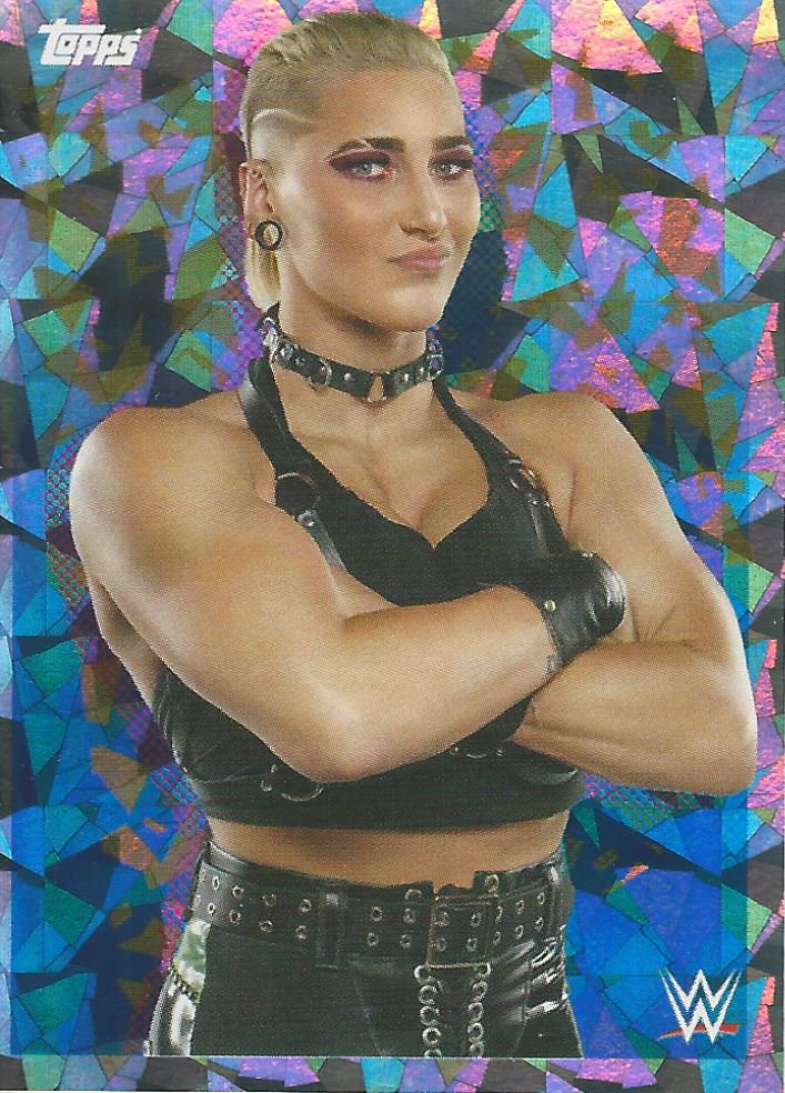 WWE Topps Road to Wrestlemania Stickers 2021 Rhea Ripley No.129