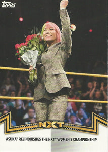 WWE Topps Women Division 2018 Trading Cards Asuka NXT-29