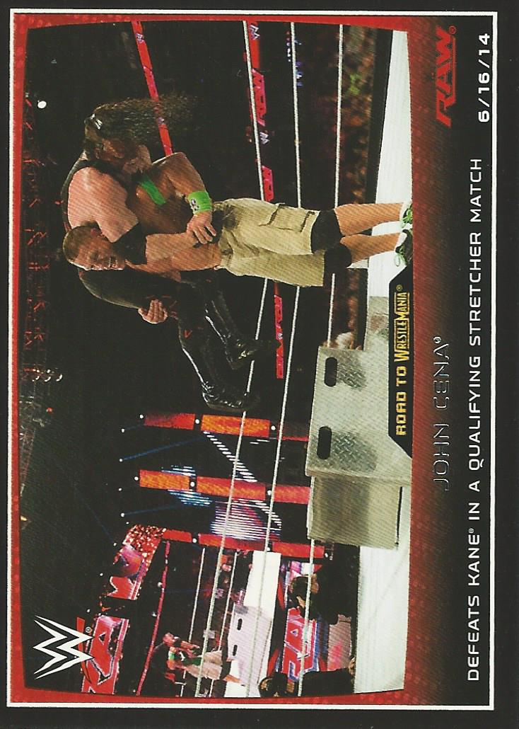 WWE Topps Road to Wrestlemania 2015 Trading Cards John Cena No.29