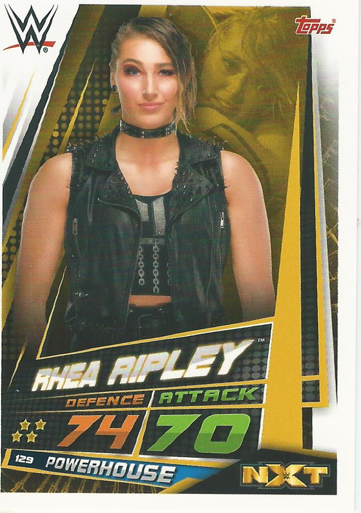 WWE Topps Slam Attax Universe 2019 Trading Card Rhea Ripley No.129