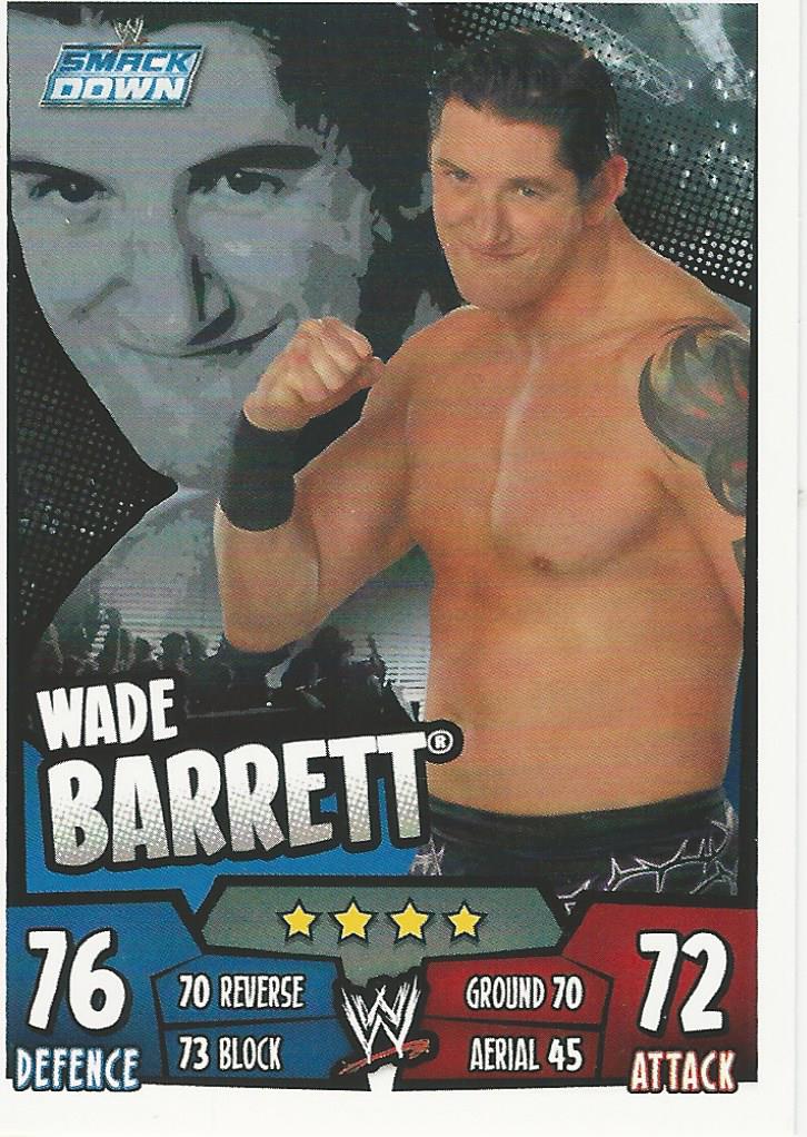 WWE Topps Slam Attax Rumble 2011 Trading Card Wade Barrett No.129