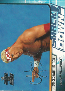 WWE Fleer Raw vs Smackdown Trading Card 2002 Chuck Palumbo No.12