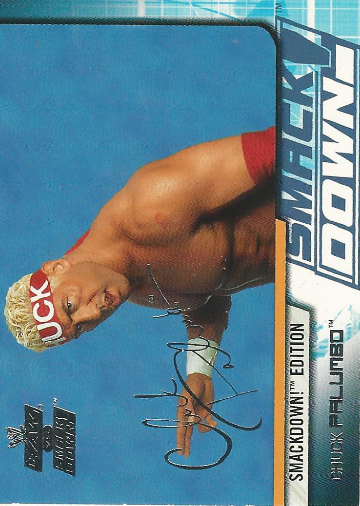 WWE Fleer Raw vs Smackdown Trading Card 2002 Chuck Palumbo No.12